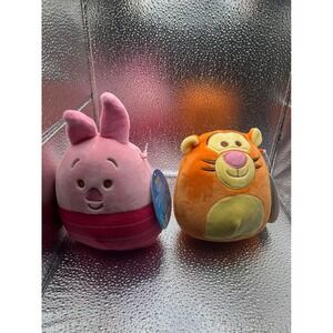 Kellytoy Disney Squishmallows Tigger Piglet Plush Toy Set